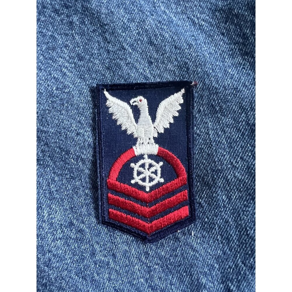 Vintage U.S. Navy Petty Officer Boatswain’s Mate Sew-On Patch Eagle